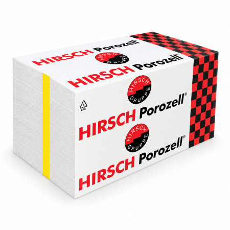Polistiren expandat EPS 100 HIRSCH Porozell 120 mm, 1000 x 500 mm